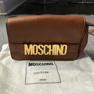 Moschino Leather Crossbody Bag
